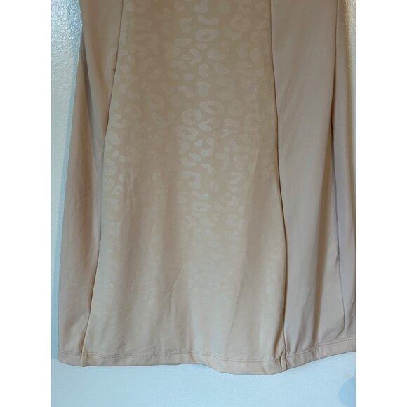 Assets Spanx Red Hot Label Stretch Slimming Cheetah Full Slip Nude XL NEW - Picture 7 of 9